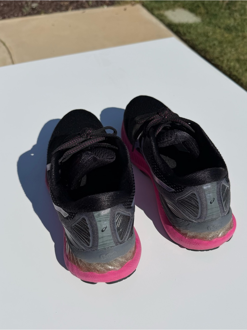 ASICS Women's Gel-Nimbus 23 Walking‎ Running Shoes - Size 9 - Black/Pink - Picture 4 of 13